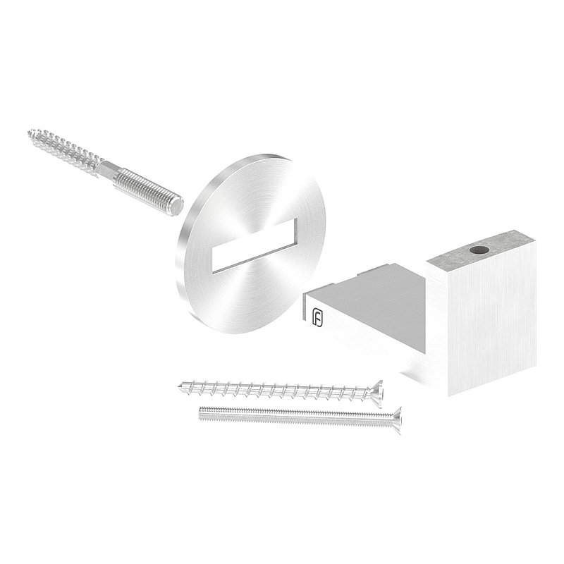 Sensa Design 1, raccordement plat , V2A