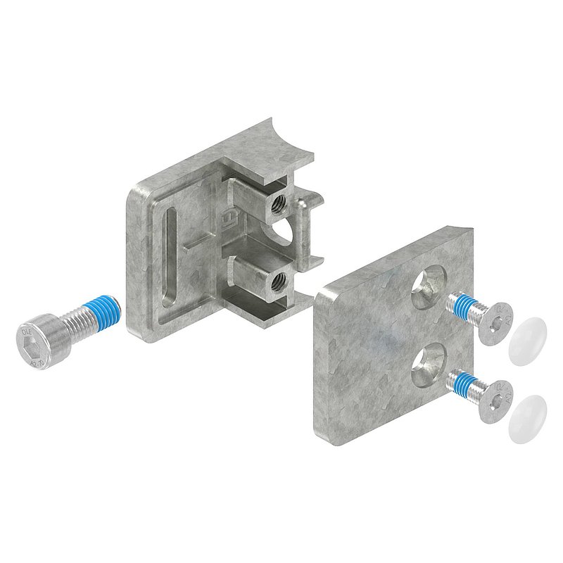 Pince à verre modèle 11, jonction: 33,7mm, zinc brut
