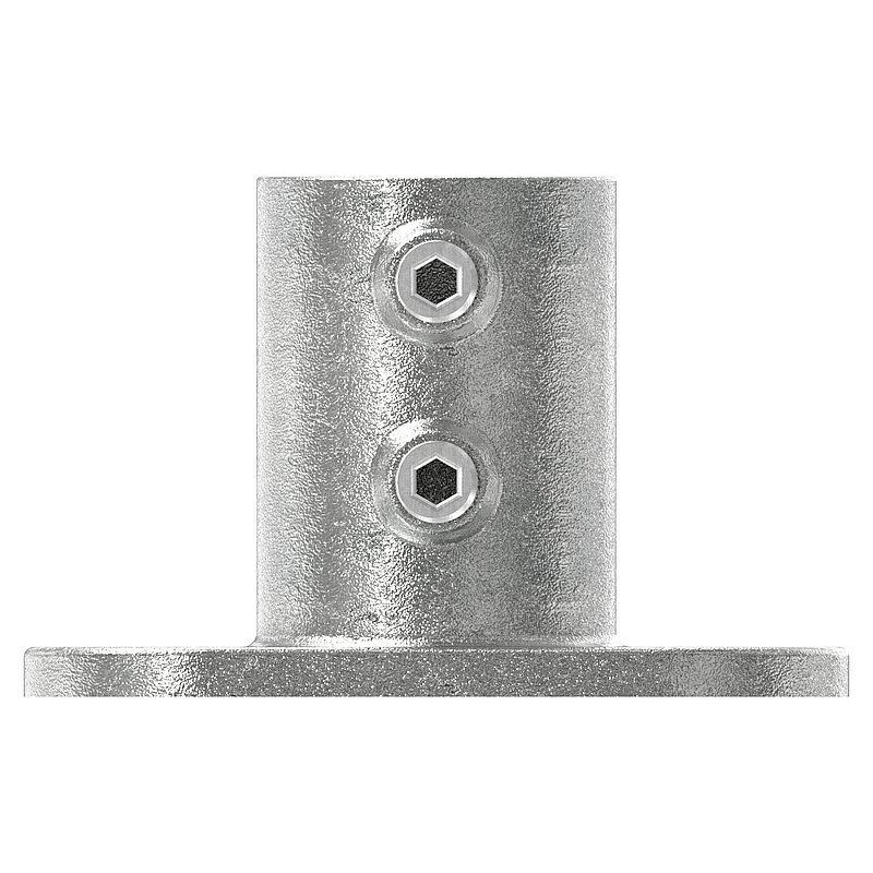 Wandhalter mit 2 Bohrungen, für Rohr Ø 60,3mm