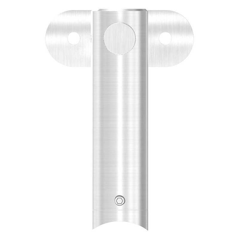 Handlaufhalter mit Handlaufanschlussplatte42,4mm, V2A