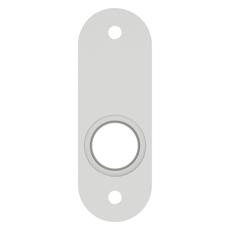 Drückerrosette Alu oval