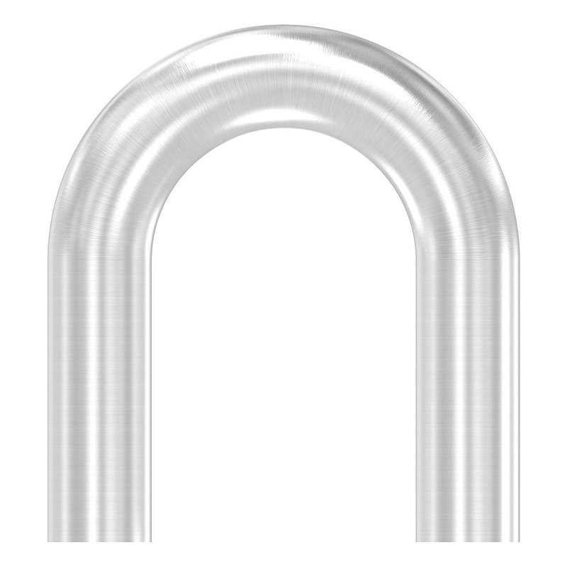 Tube coudé à 180°, en tube de Ø 48,3, ép. 2,5mm, V2A