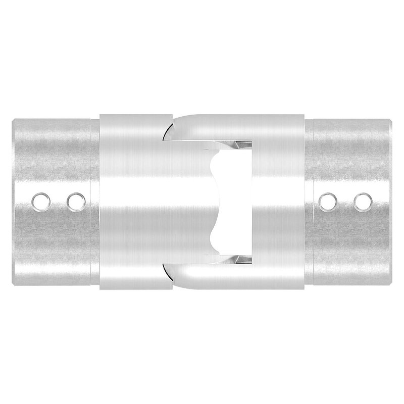 Raccord articulé pour tube à fond de gorge Ø 60,3mm, V4A