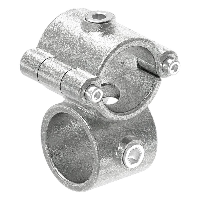 Kreuzverbinder aufklappbar, für Rohr Ø 42,4mm