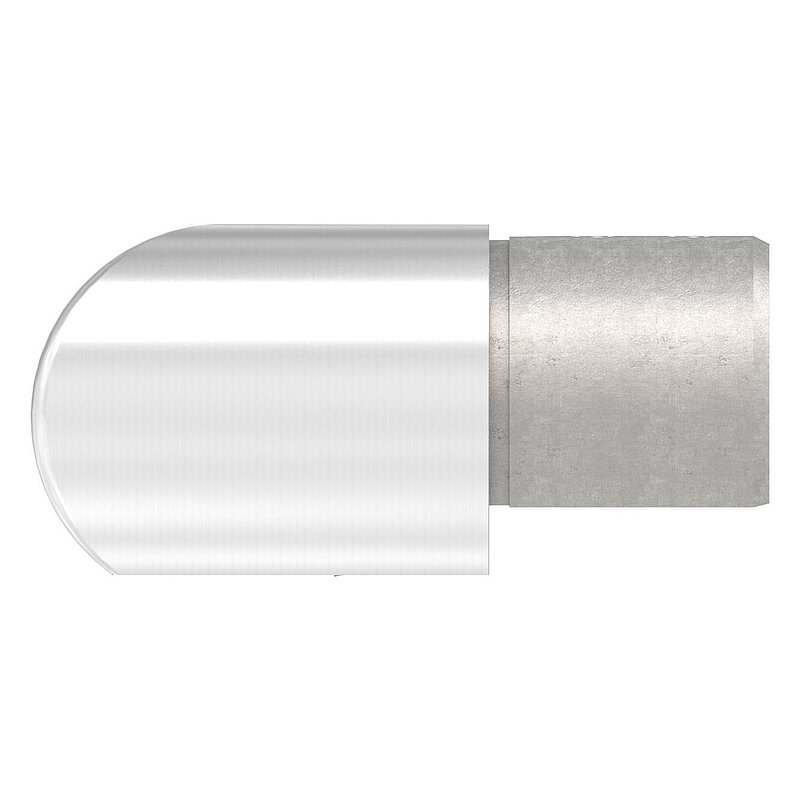 Eckbogen horizontal, für 48,3mm, V2A, Verlaufsecke