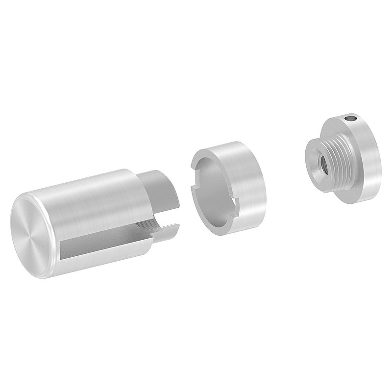 Brenk Grundhalter für Flachstäbe 40x6mm, ALU