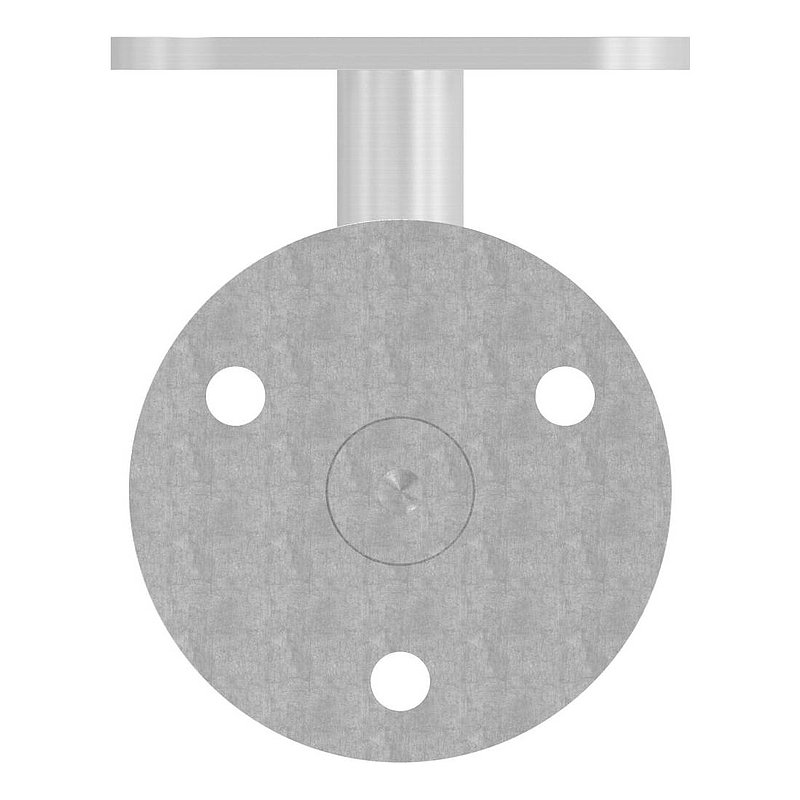 Handlaufhalter ohne Kabeldurchführung für LED Handläufe, Vollmaterial, V4A
