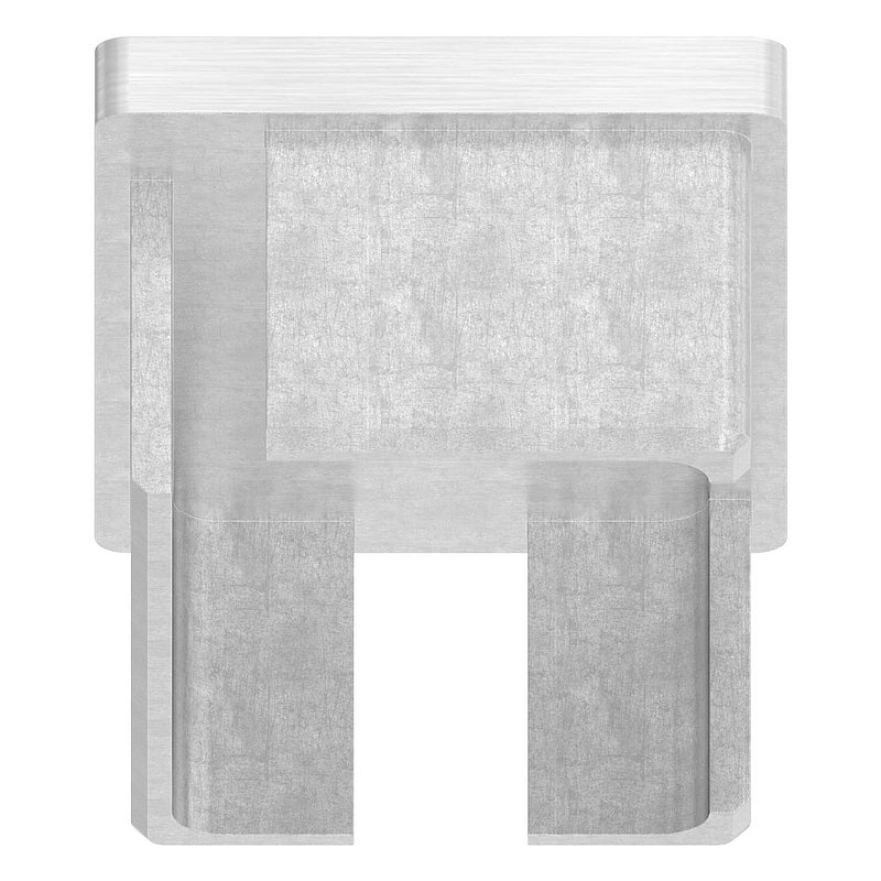 Einsteckkappe, für Rohr 60x40x2,0mm, V2A