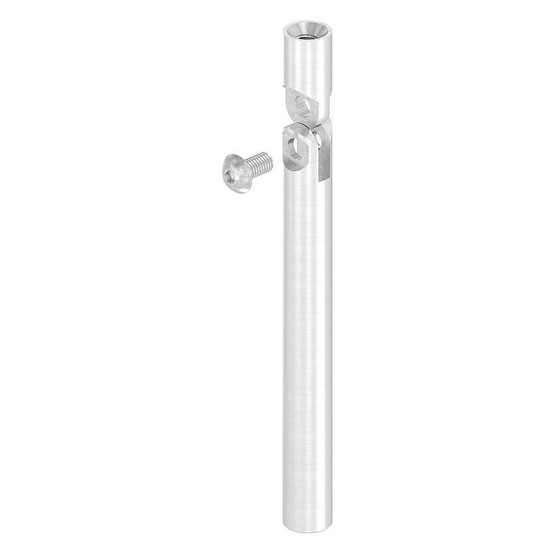 Stift Ø 12mm, L: 120mm, mit Innengewinde, V2A