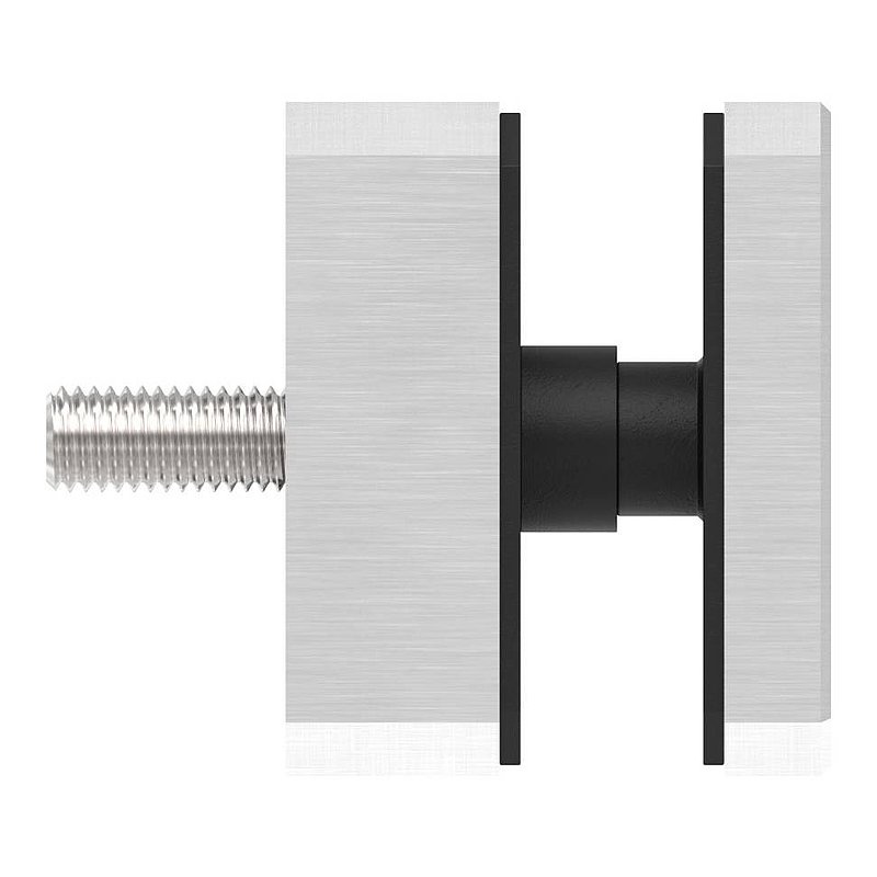 Point de fixation angulaire 63x63mm, droit, V2A