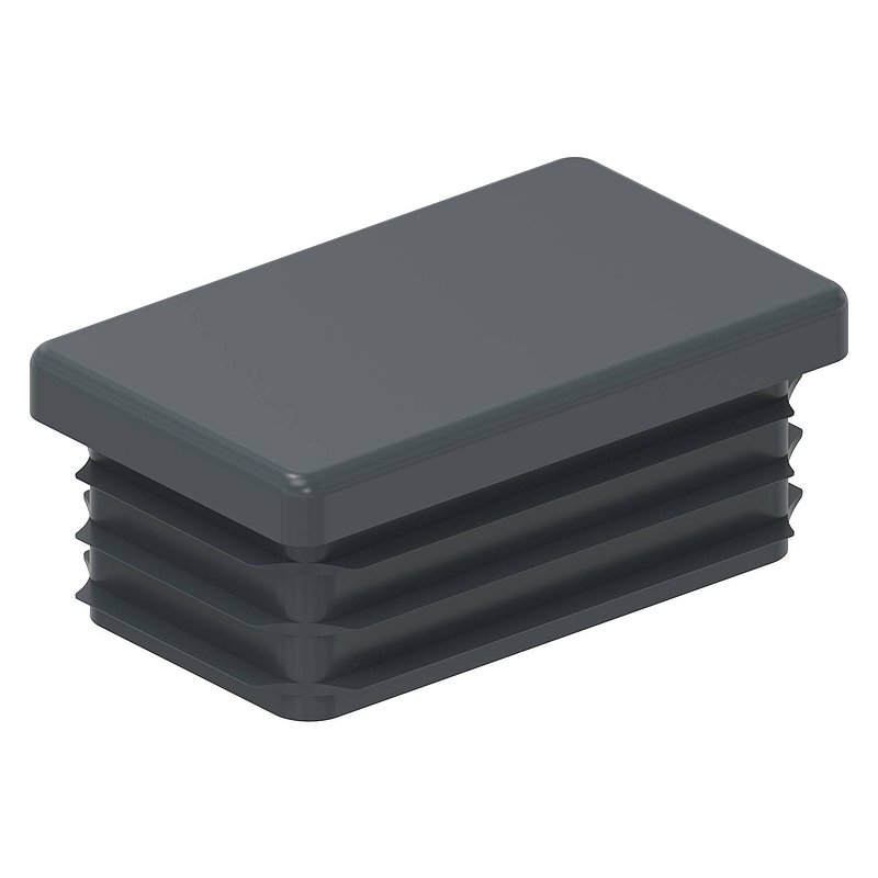 Kunststoffkappe für Rechteckrohr 50x30mm