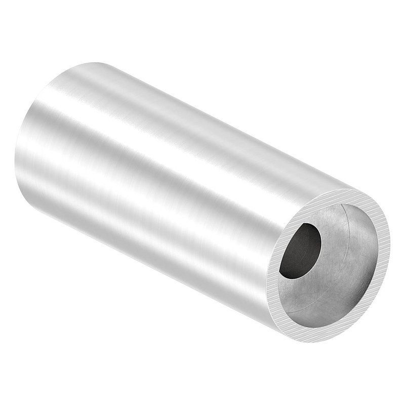 Pipe spacer - for straight surfaces, AISI304