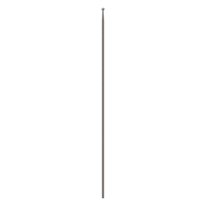 Zaunstab 12x12mm, H: 1000mm, Kugel 16mm
