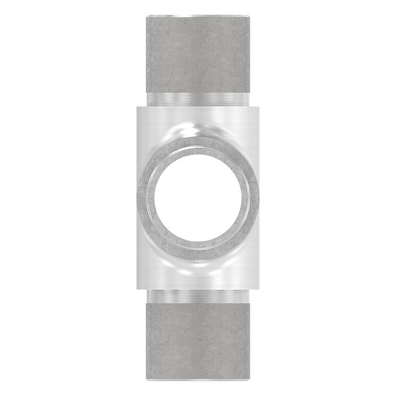 Kreuzstück, für Rohr 26,9x2,0mm, V2A