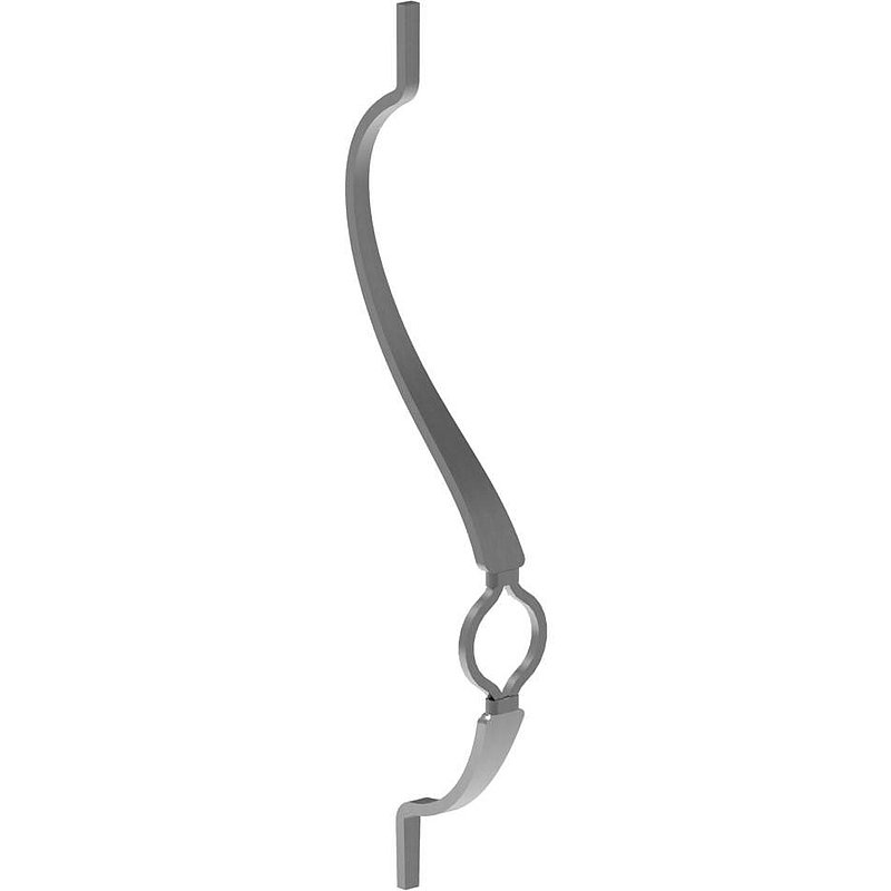 Korbgitterstab 20x12mm, gehämmert, H: 1000mm