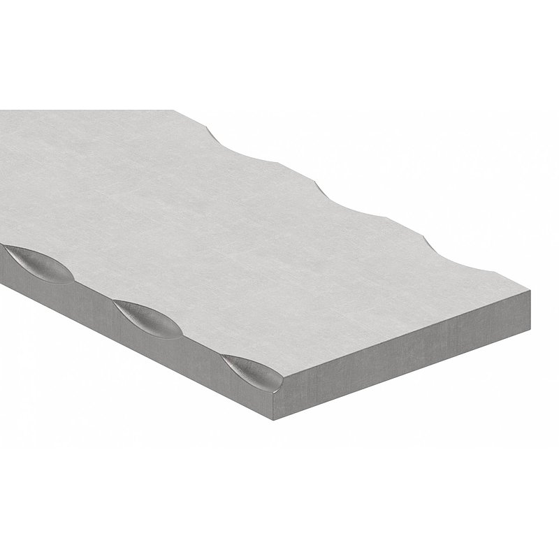 Flacheisen S235JR, 60x8mm, L: 3000mm