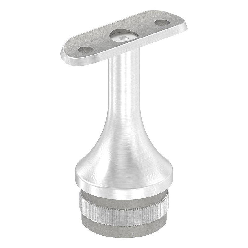 Rohrabschlussstopfen für Rohr 42,4x2,0mm, Handlaufanschlussplatte: 42,4mm, V2A