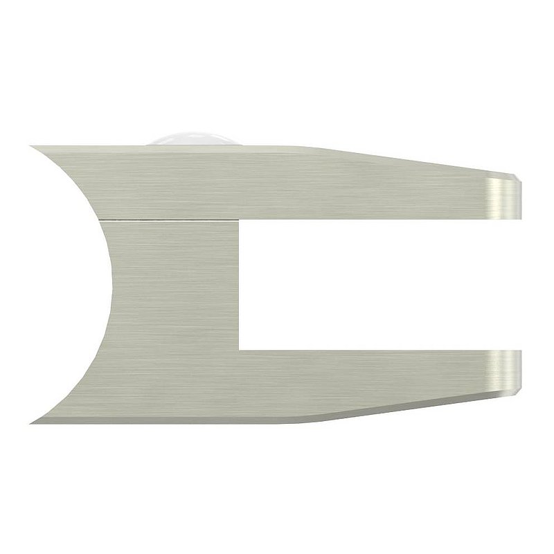 Pince à verre modèle 35, jonction: 42,4mm, aspect inox