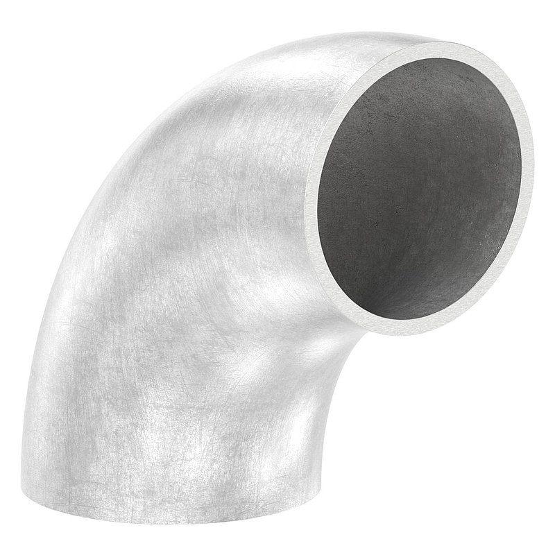 Schweißbogen 90°, 35,0 x 2,0mm, ungeschliffen, V2A