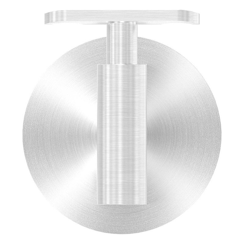 Sensa Design 2, für Rohr 42,4mm, für Montage an Glas, V2A