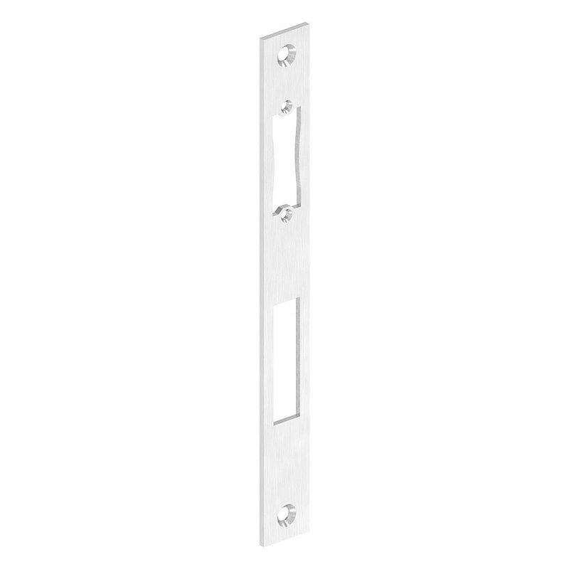 Edelstahlschließblech 242x26x3,0mm, für Abstand 92mm, V2A (1.4301)