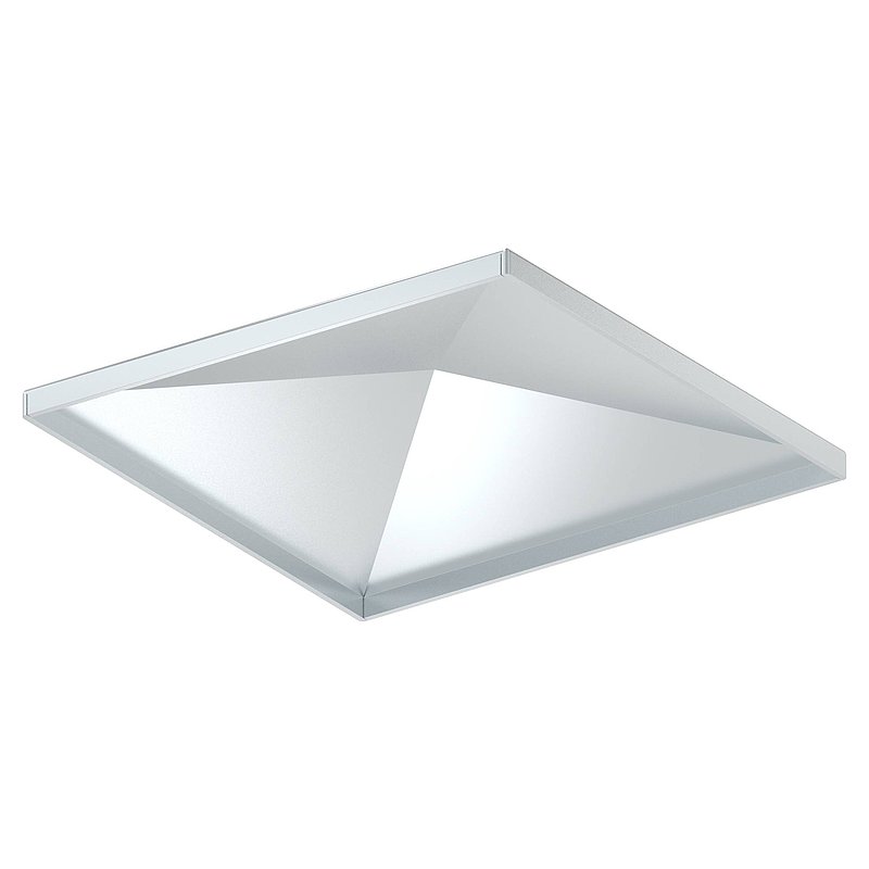 Pillar cover for tube 150x150mm, galvanised