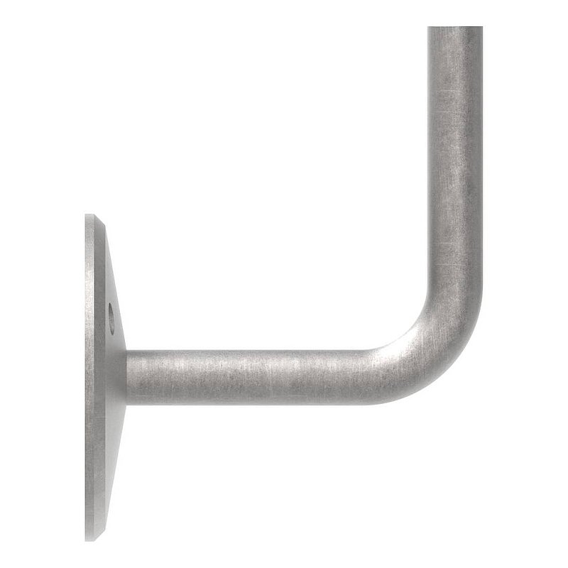 Handlaufträger mit Ronde gewölbt, 70x5mm