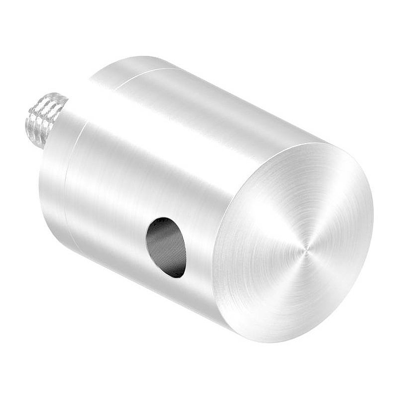 Seilhalter, für 5mm Seil, Anschluss: gerade, V2A