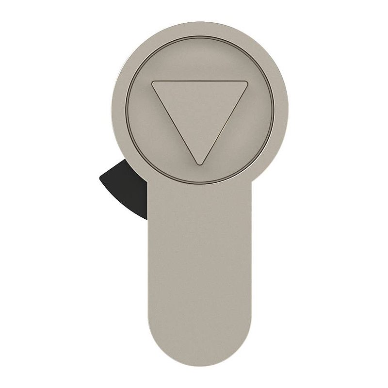 Half cylinder, triangular, 8mm, inside