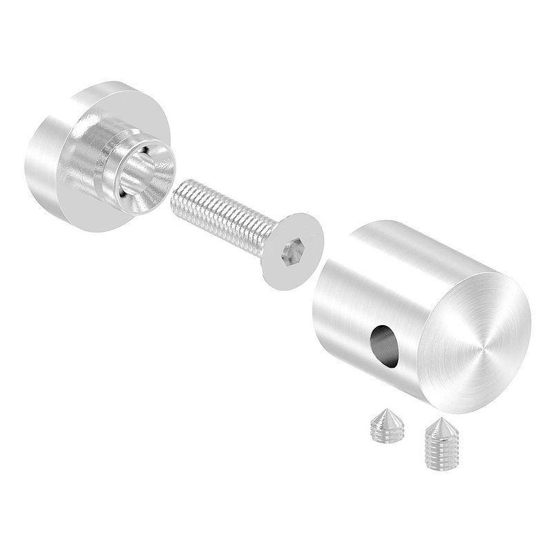 Seilhalter, für 5mm Seil, Anschluss: 42,4mm, V2A
