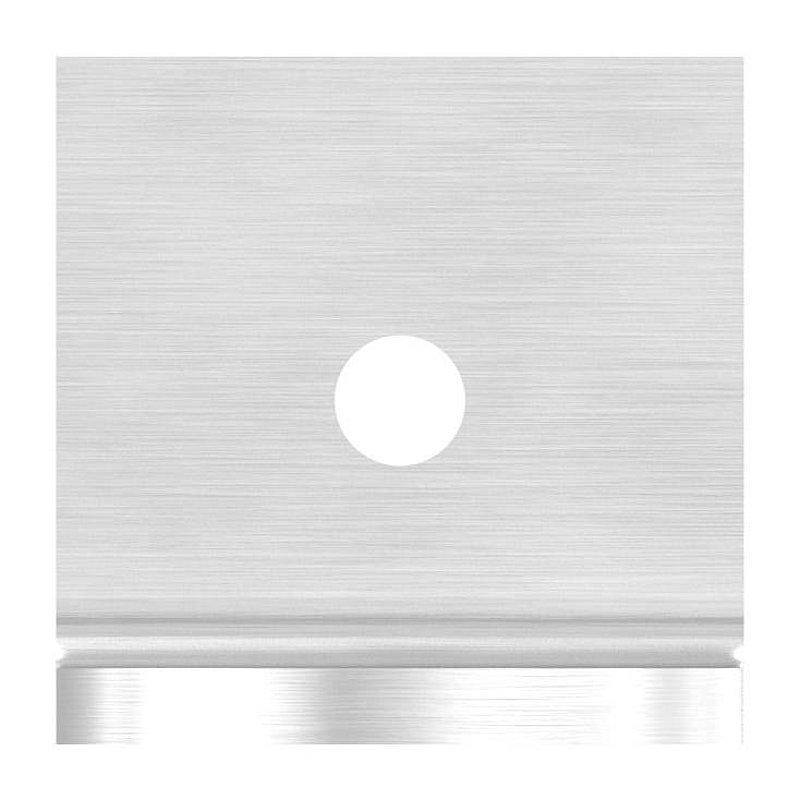Angled actuators for pull handles for tube 42.4 mm, AISI304