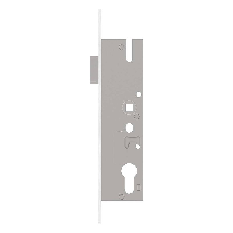 Galvanised tubular frame lock, spacing 72 mm galvanised, backset 35 mm