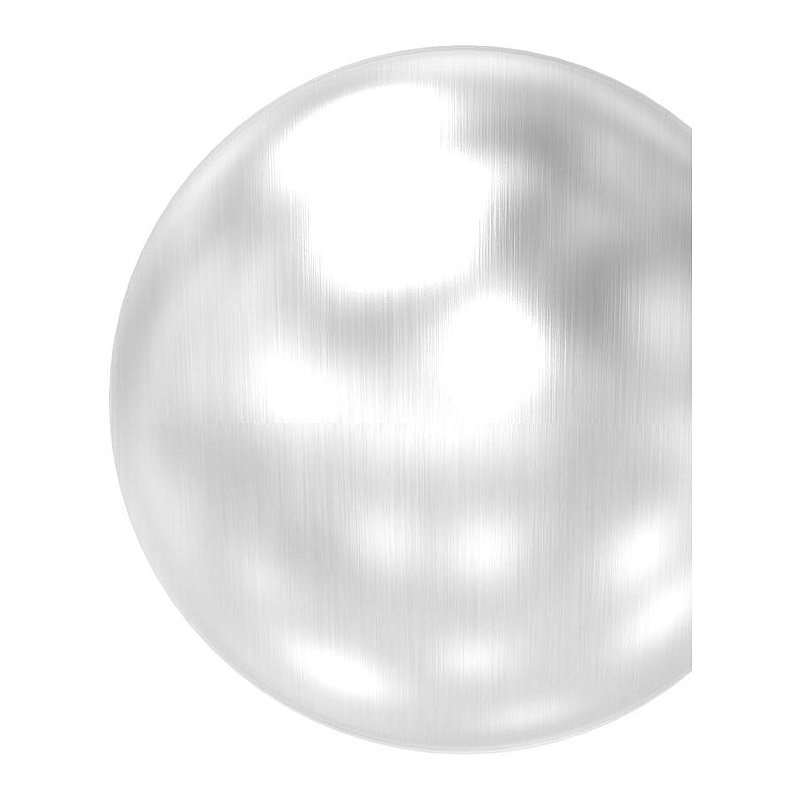 Rohrabschlusskugel hohl für 48,3mm Rohr, mit M8