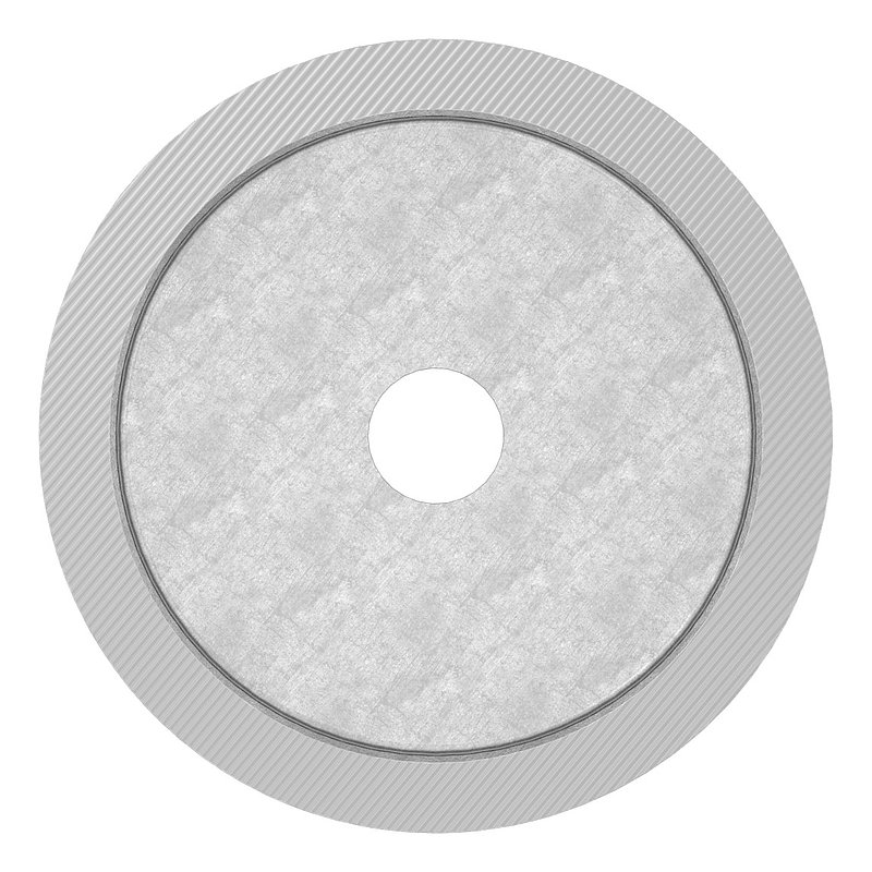 Partie inférieure pour point de fixation 62mm, ép.: 50mm, V2A