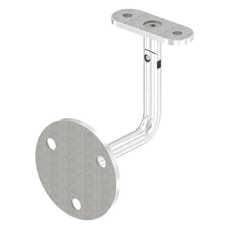 Handlaufhalter mit flacher Halteplatte