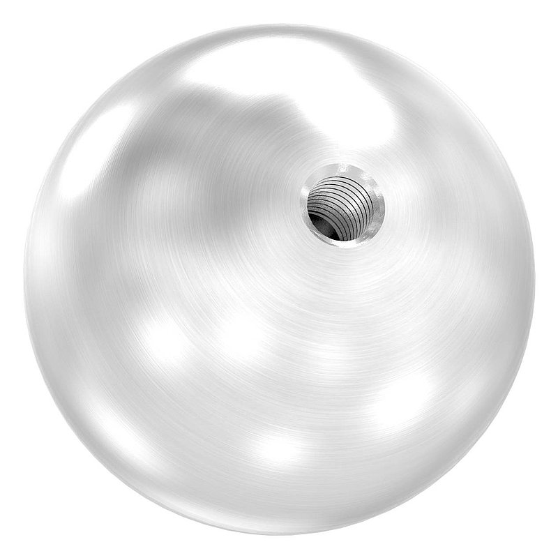 Vollkugel Ø 50mm mit Gewinde M8, V2A