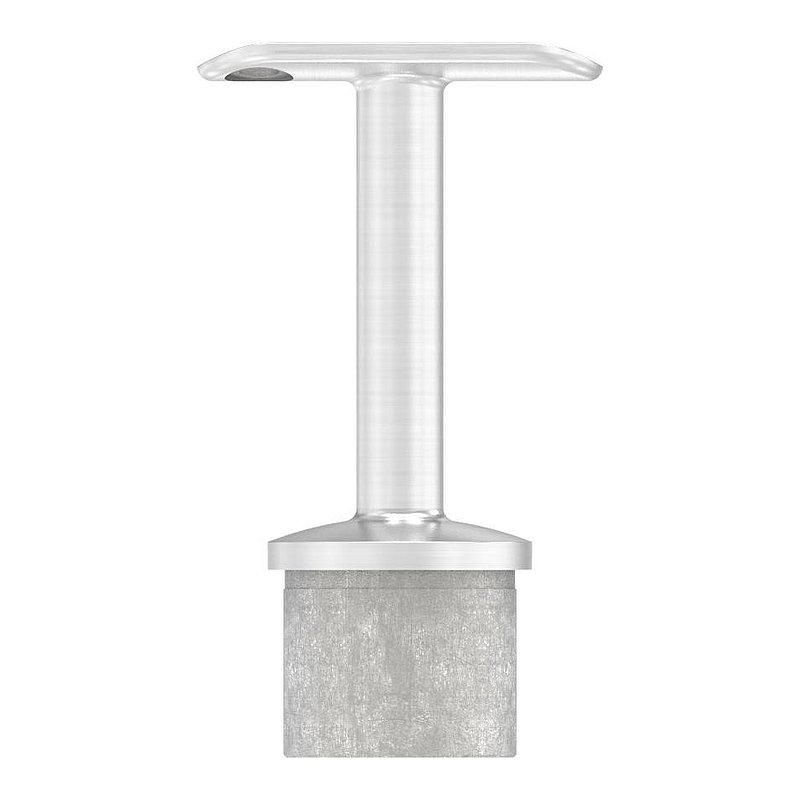 Tube end plug with pin for LED handrail, AISI316