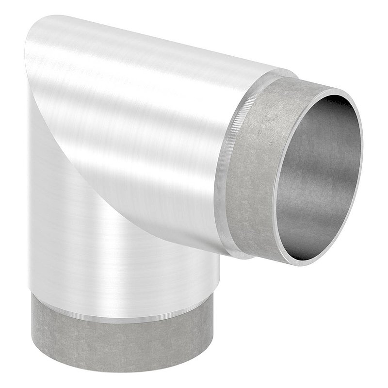 Eckstück 90°, für Rohr 60,3x2,0mm, V2A