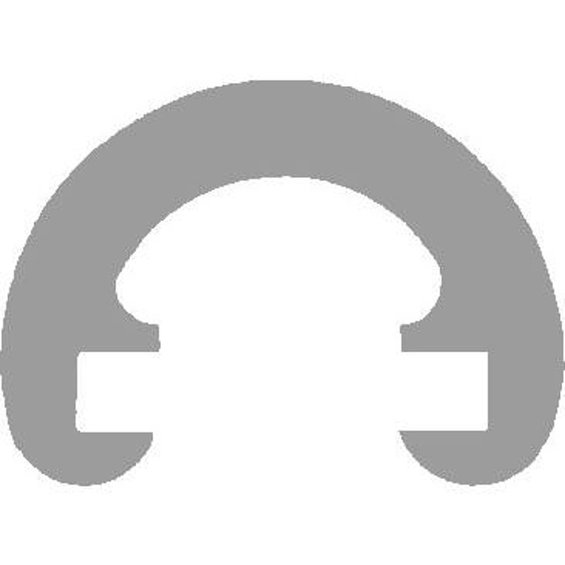 Kunststoffhandlauf Ø 55mm für 40x8mm, schwarz
