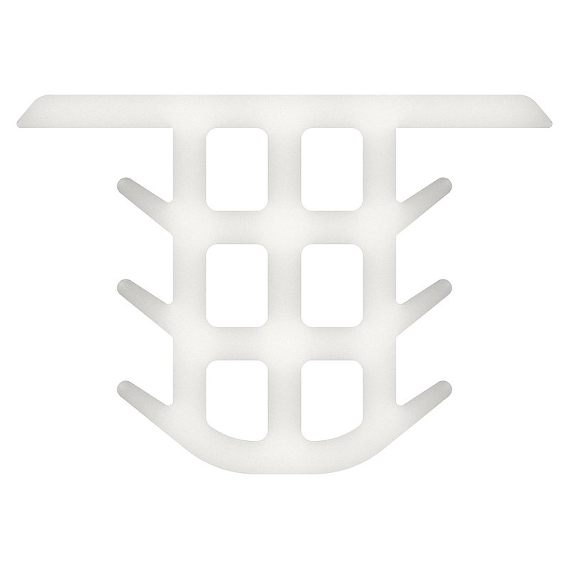 Joint intermédiaire en silicone transparent, pour verres, L: 3000mm