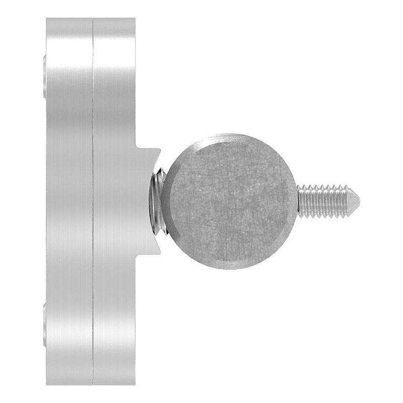 Fixation murale pour rail de guidage, pour mur en bois ou béton, V2A