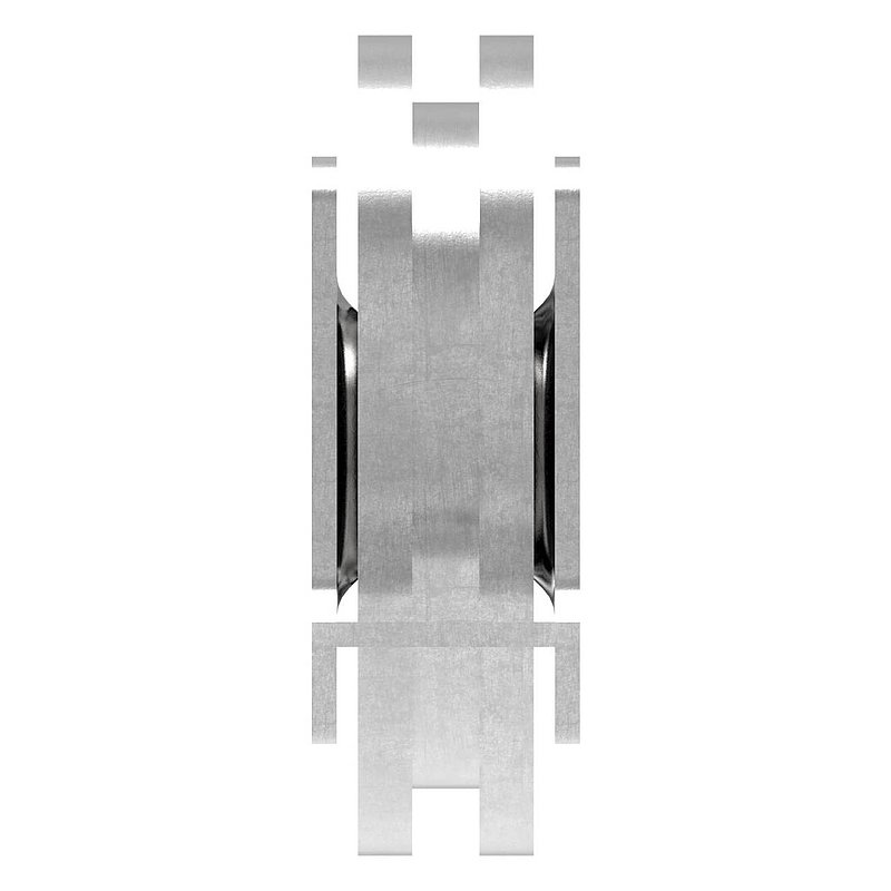 Galet pour porte coulissante avec rainure en U