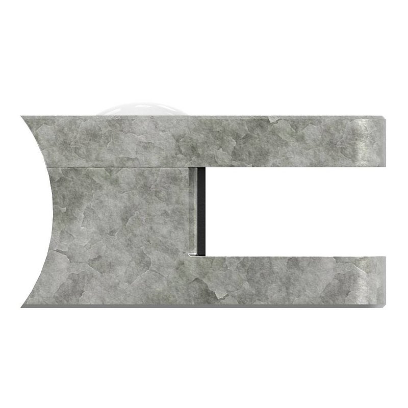 Pince à verre modèle 31, jonction: 42,4mm, zinc brut