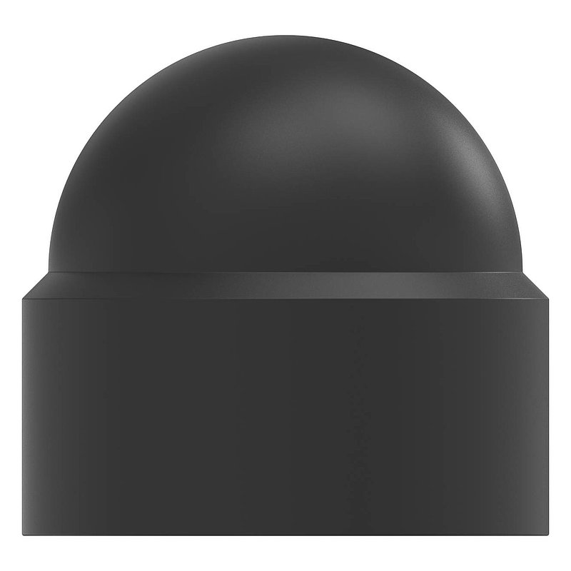 Sechskant-Schutzkappe für M10, schwarz