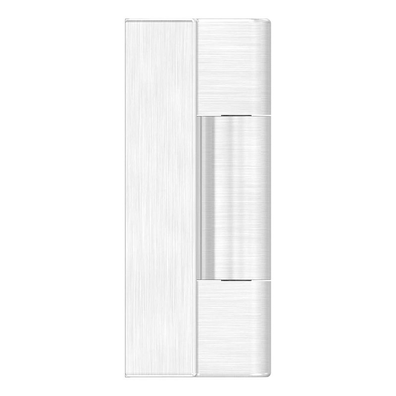 Charnière adaptée aux verrous de porte pour tube Ø 42,4mm, V4A