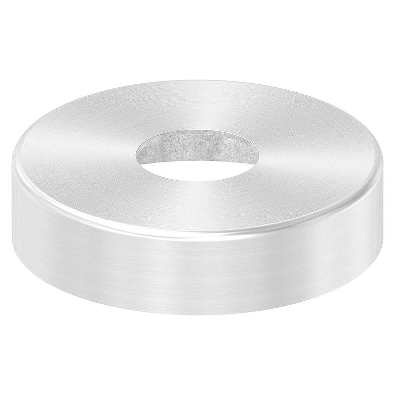 Cover rosette, 62x15mm, hole 20.5mm, AISI304