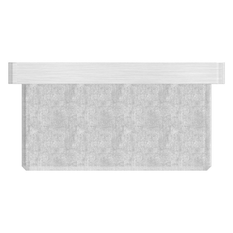 Einsteckkappe für Quadratrohr 50x50x3,0mm, V2A