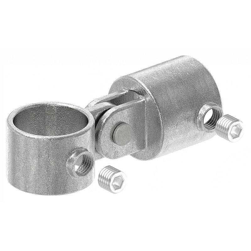 Connector, variable, for pipe Ø 48.3mm