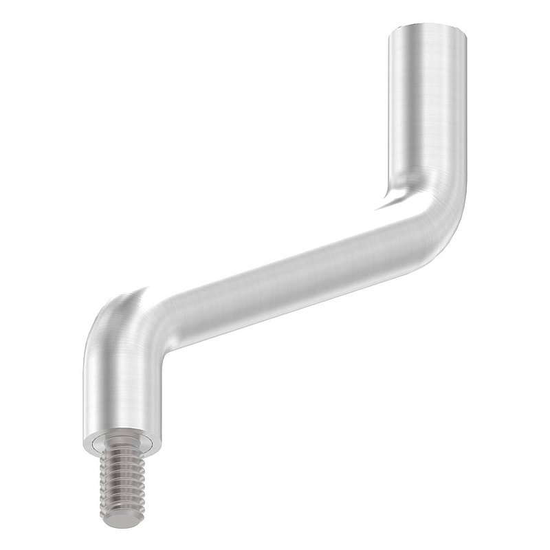 Bracket Ø 14mm, 2x 30° bent, AISI304