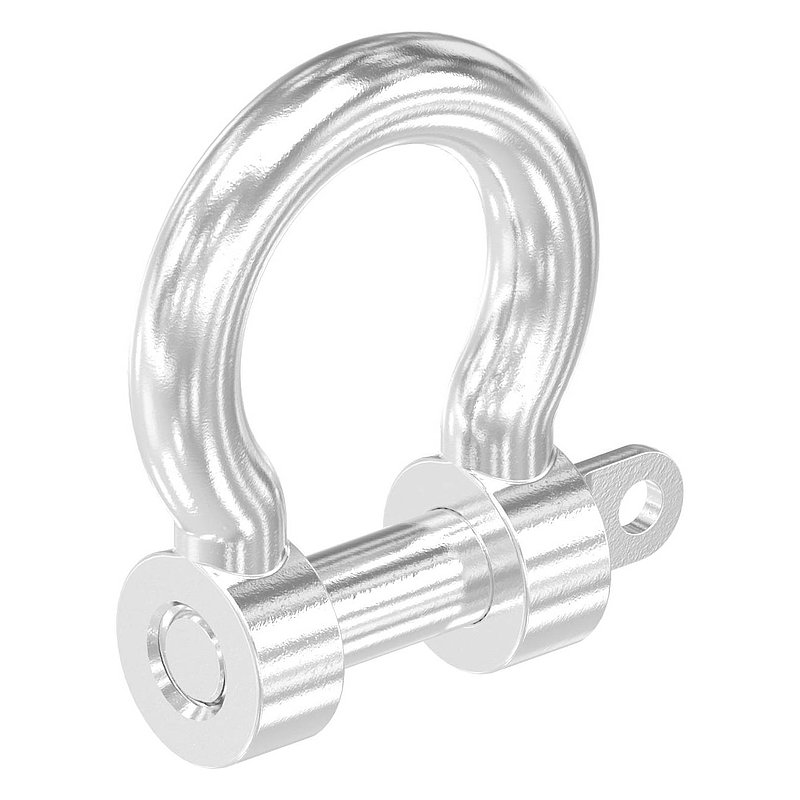 Gebogener Schäkel, M8, V4A